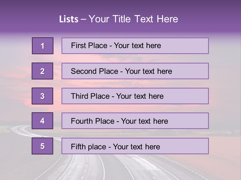 Green Horizon Colour PowerPoint Template
