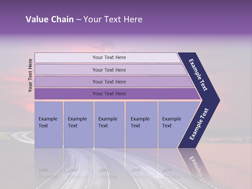 Green Horizon Colour PowerPoint Template