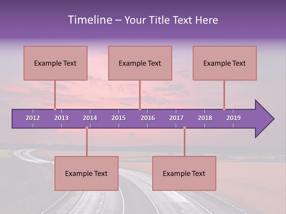 Green Horizon Colour PowerPoint Template