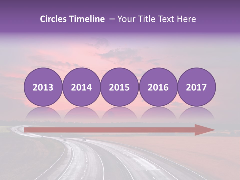 Green Horizon Colour PowerPoint Template