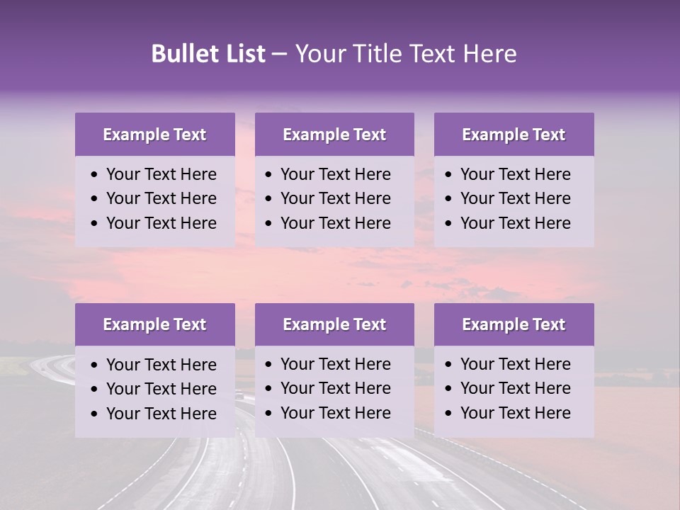 Green Horizon Colour PowerPoint Template