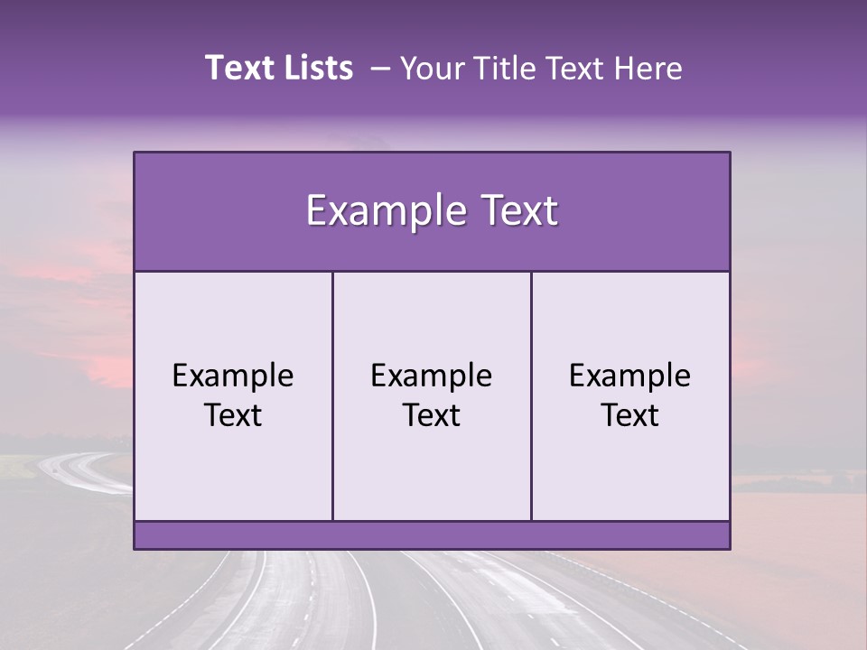 Green Horizon Colour PowerPoint Template