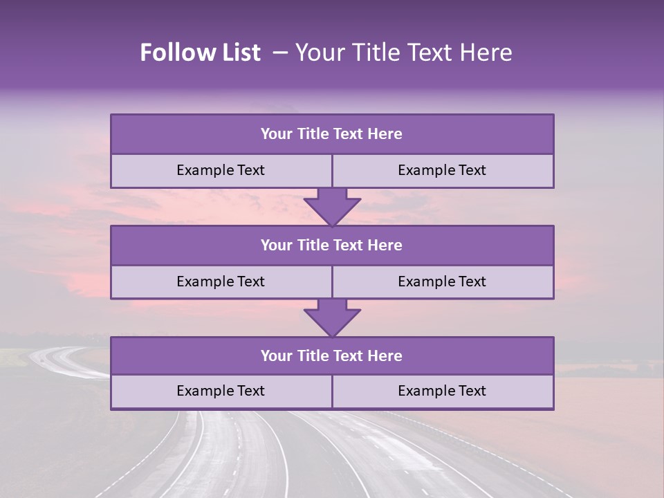Green Horizon Colour PowerPoint Template
