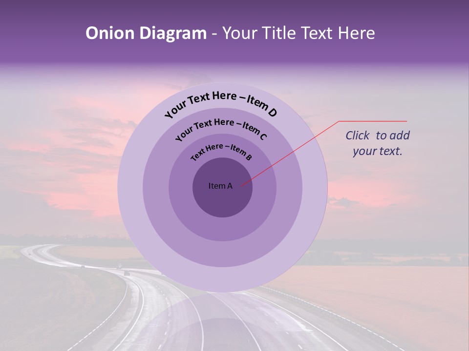 Green Horizon Colour PowerPoint Template