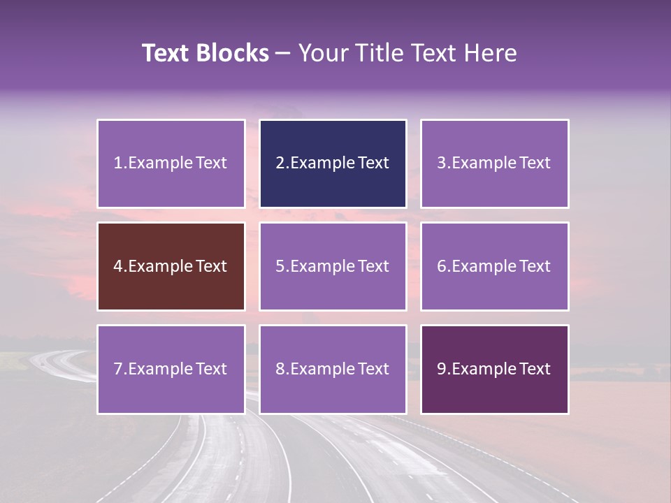 Green Horizon Colour PowerPoint Template