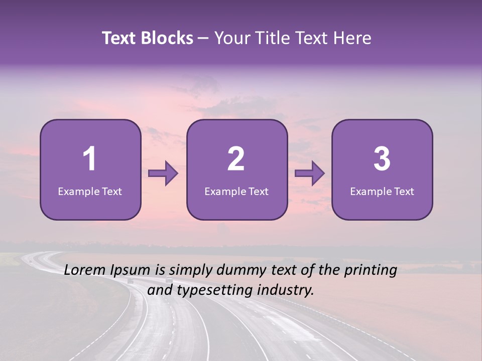 Green Horizon Colour PowerPoint Template