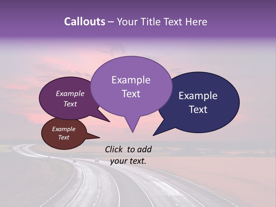 Green Horizon Colour PowerPoint Template
