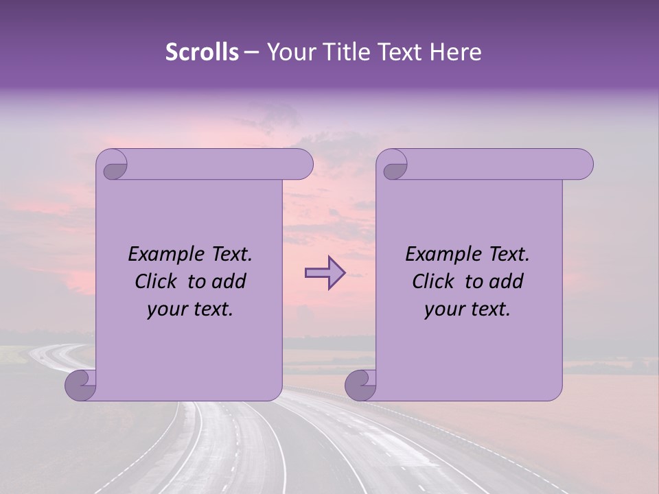 Green Horizon Colour PowerPoint Template