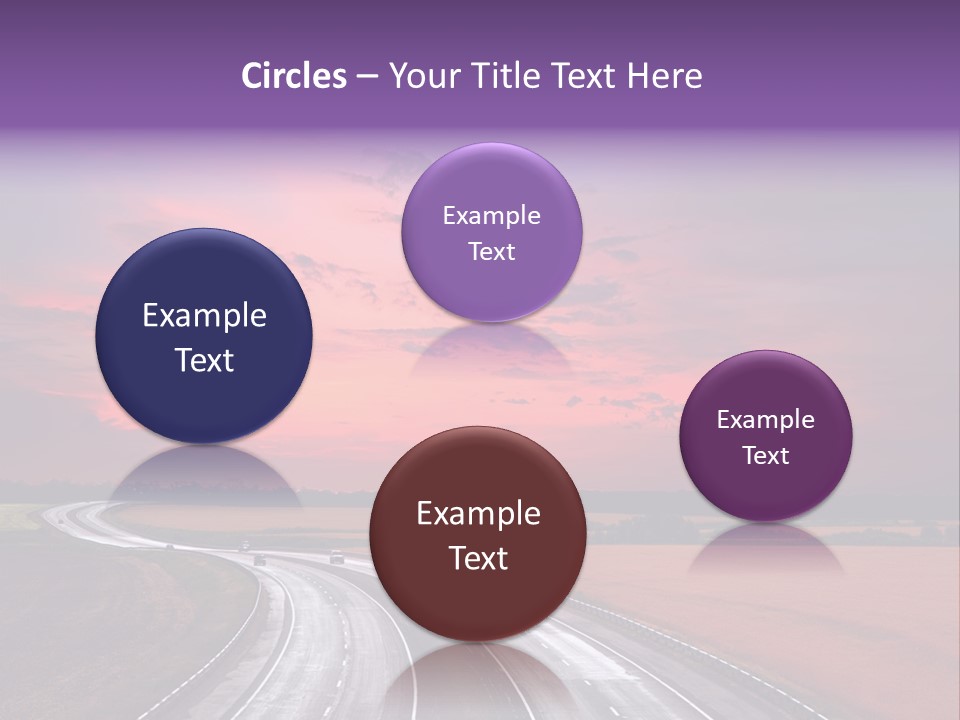 Green Horizon Colour PowerPoint Template