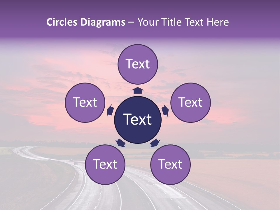 Green Horizon Colour PowerPoint Template