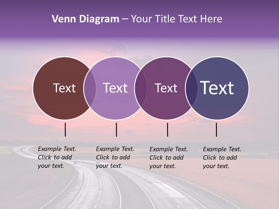 Green Horizon Colour PowerPoint Template