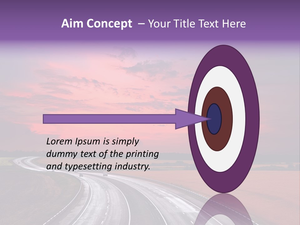 Green Horizon Colour PowerPoint Template