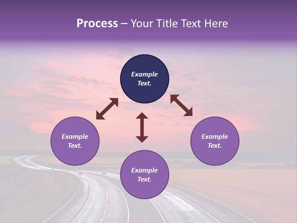 Green Horizon Colour PowerPoint Template