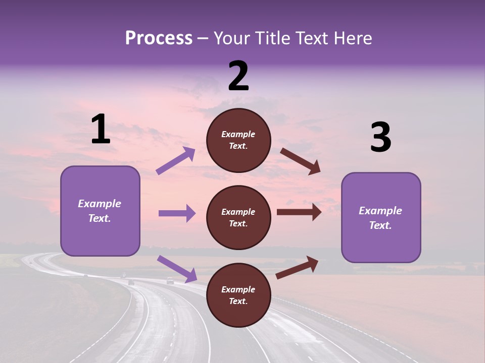 Green Horizon Colour PowerPoint Template