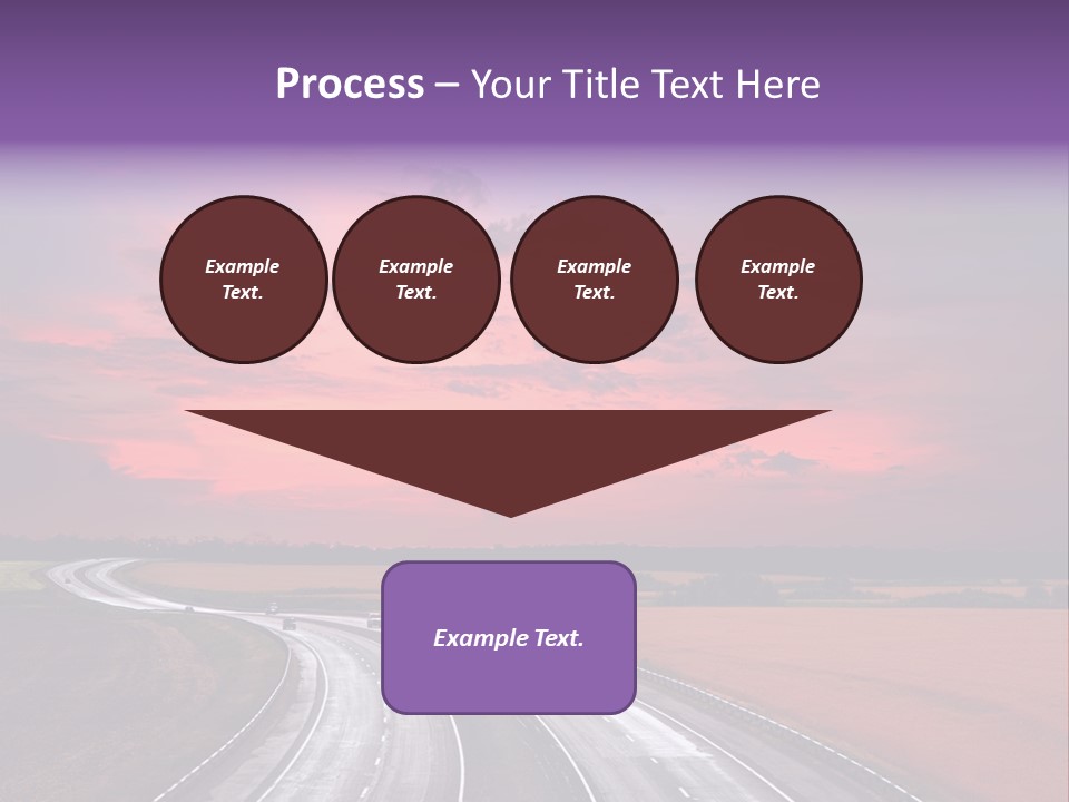 Green Horizon Colour PowerPoint Template