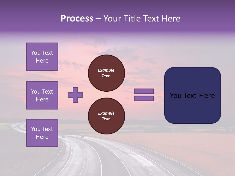 Green Horizon Colour PowerPoint Template