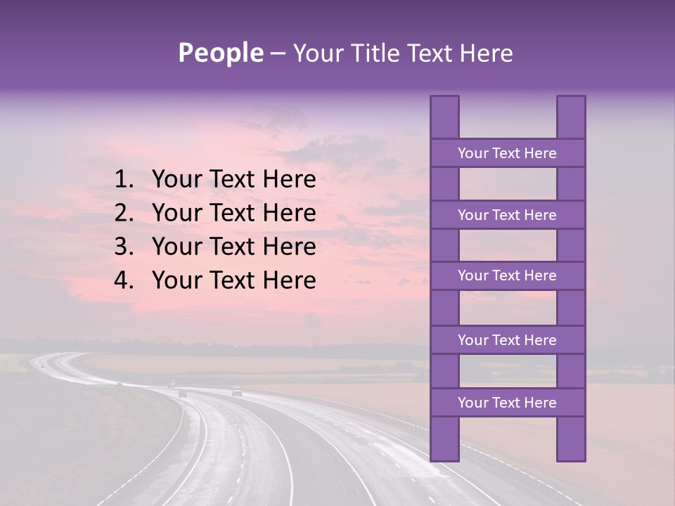 Green Horizon Colour PowerPoint Template