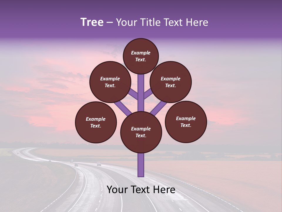 Green Horizon Colour PowerPoint Template