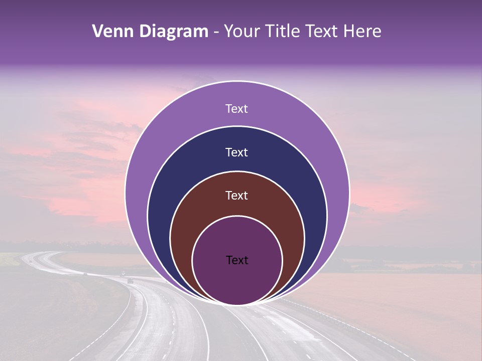 Green Horizon Colour PowerPoint Template