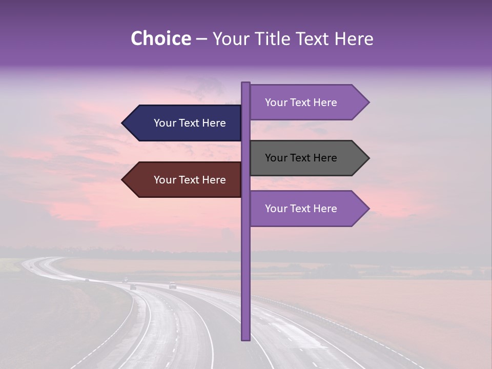 Green Horizon Colour PowerPoint Template