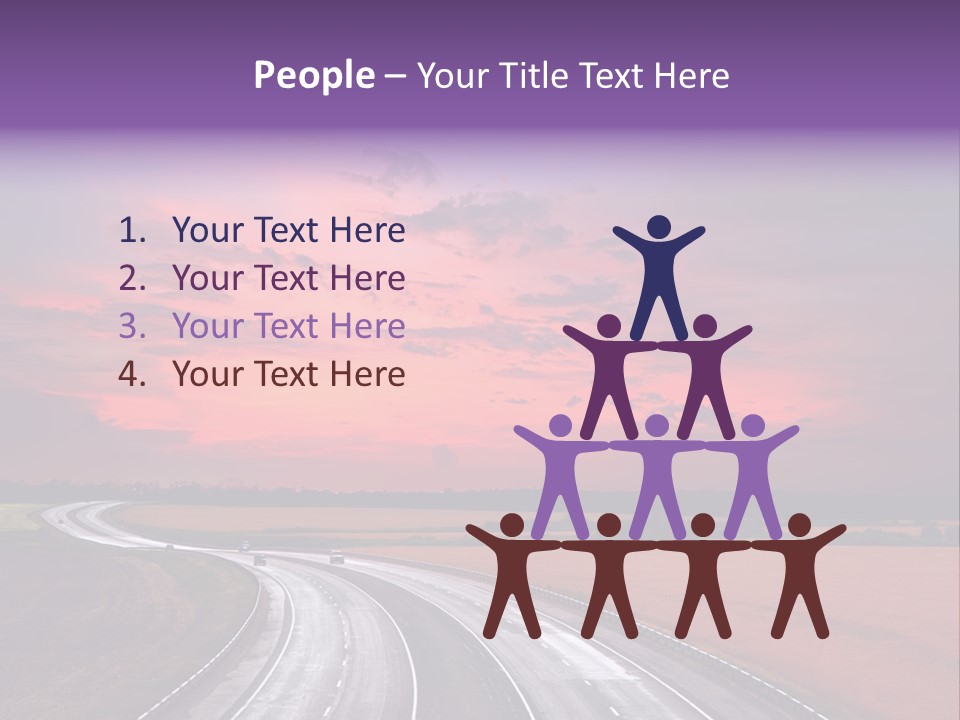 Green Horizon Colour PowerPoint Template