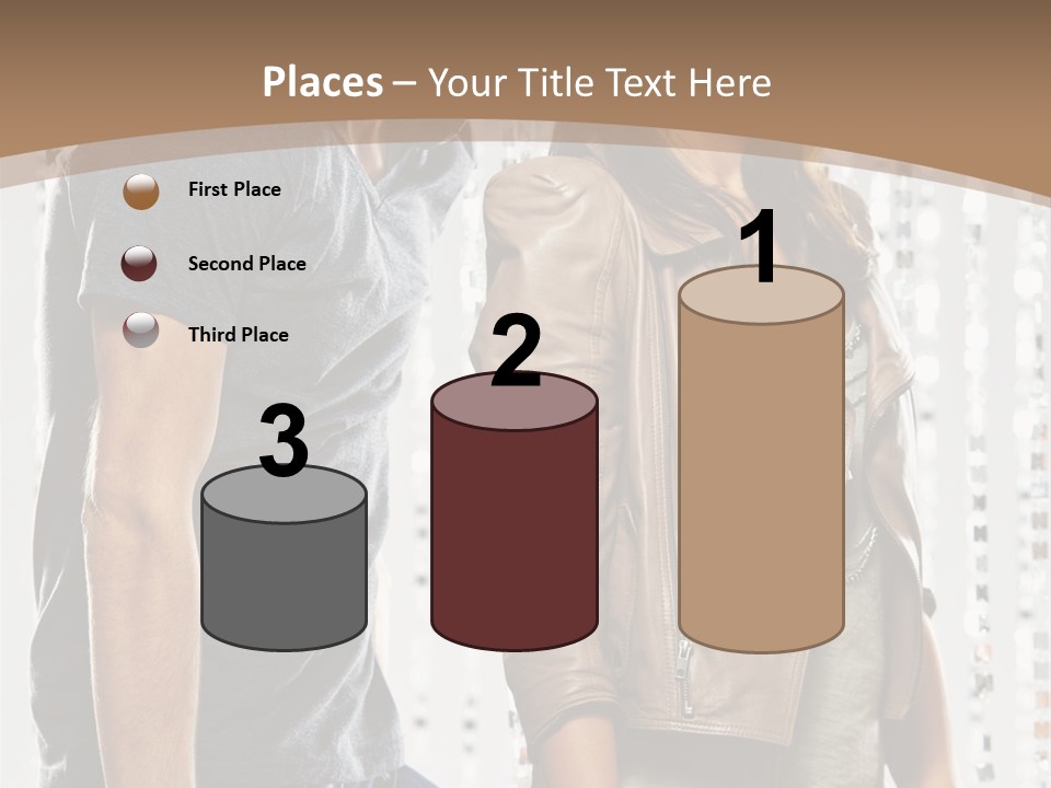 Curtain Love Copy Space PowerPoint Template