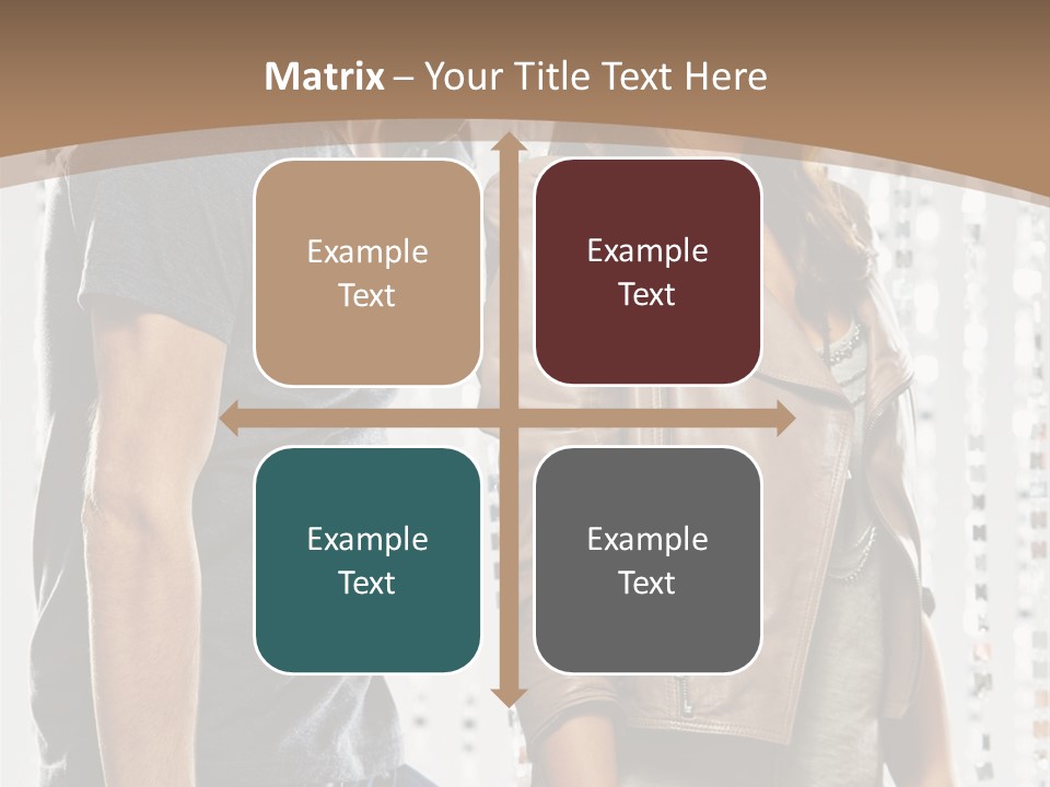 Curtain Love Copy Space PowerPoint Template
