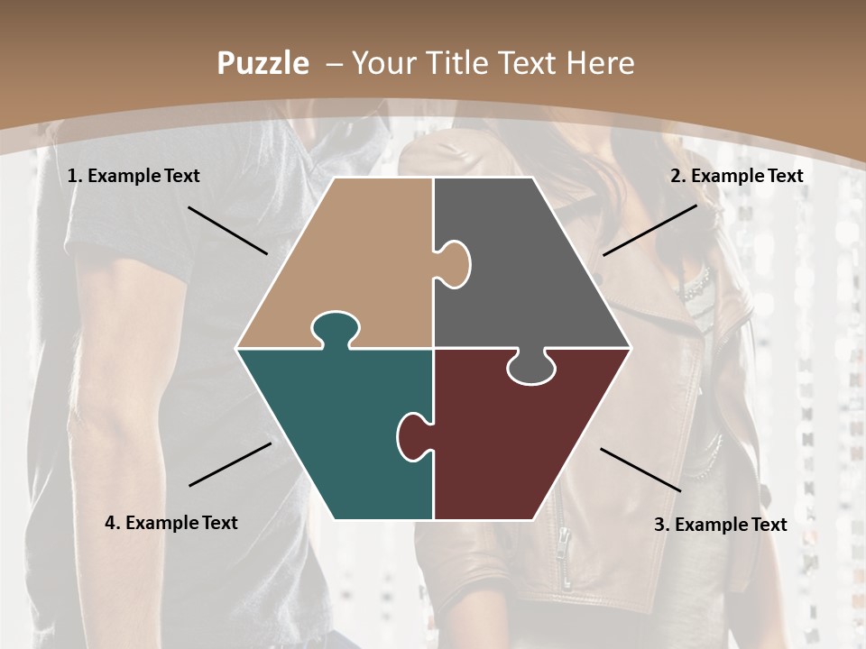 Curtain Love Copy Space PowerPoint Template