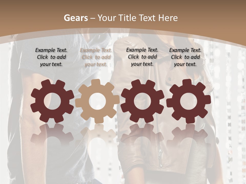 Curtain Love Copy Space PowerPoint Template