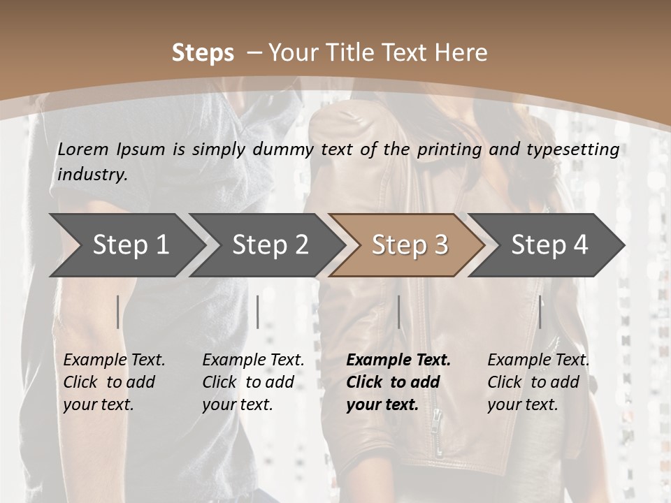Curtain Love Copy Space PowerPoint Template