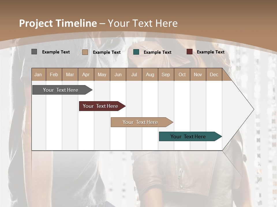 Curtain Love Copy Space PowerPoint Template