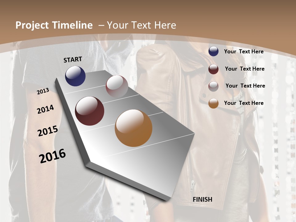 Curtain Love Copy Space PowerPoint Template