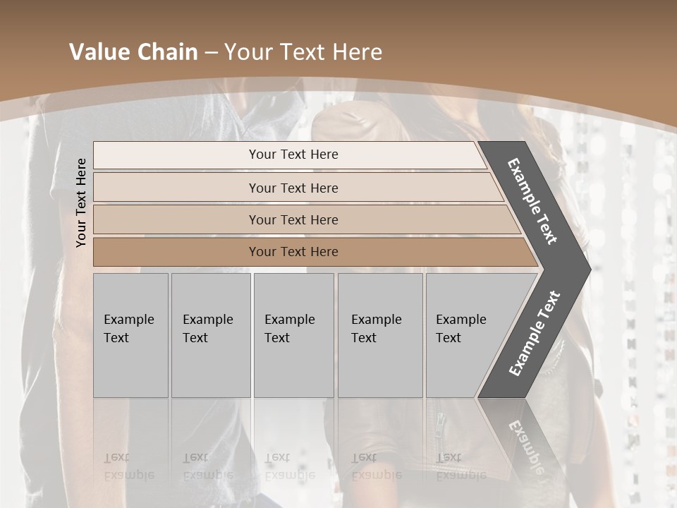 Curtain Love Copy Space PowerPoint Template