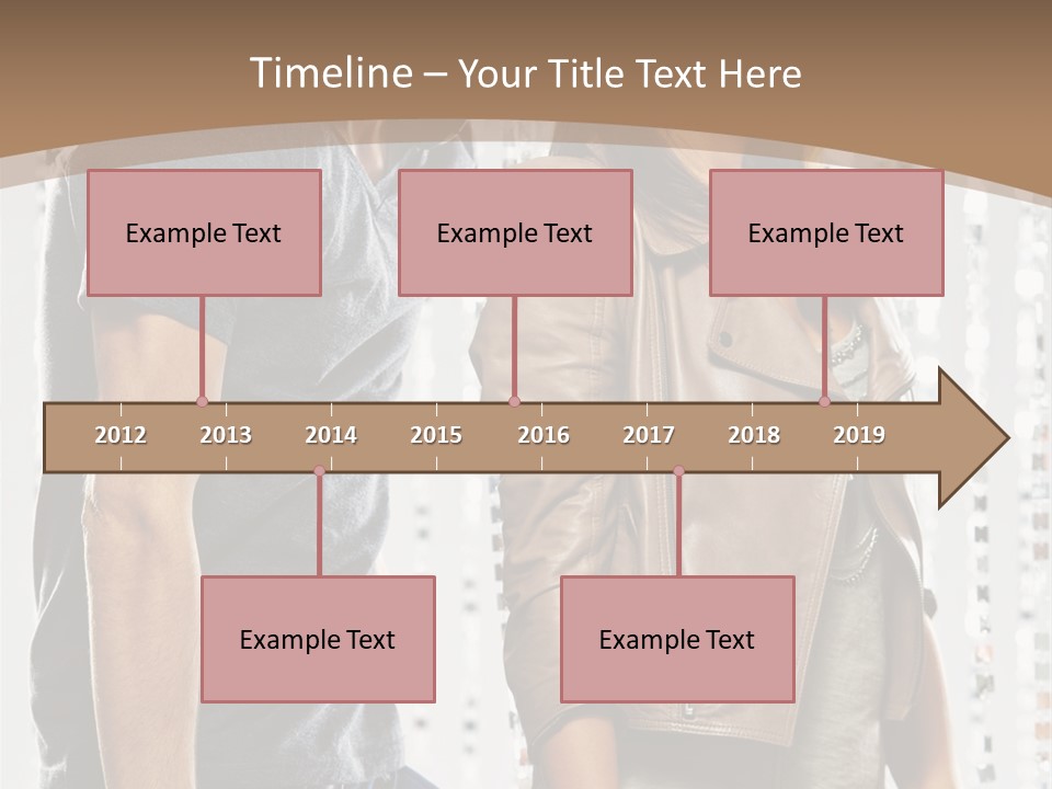 Curtain Love Copy Space PowerPoint Template