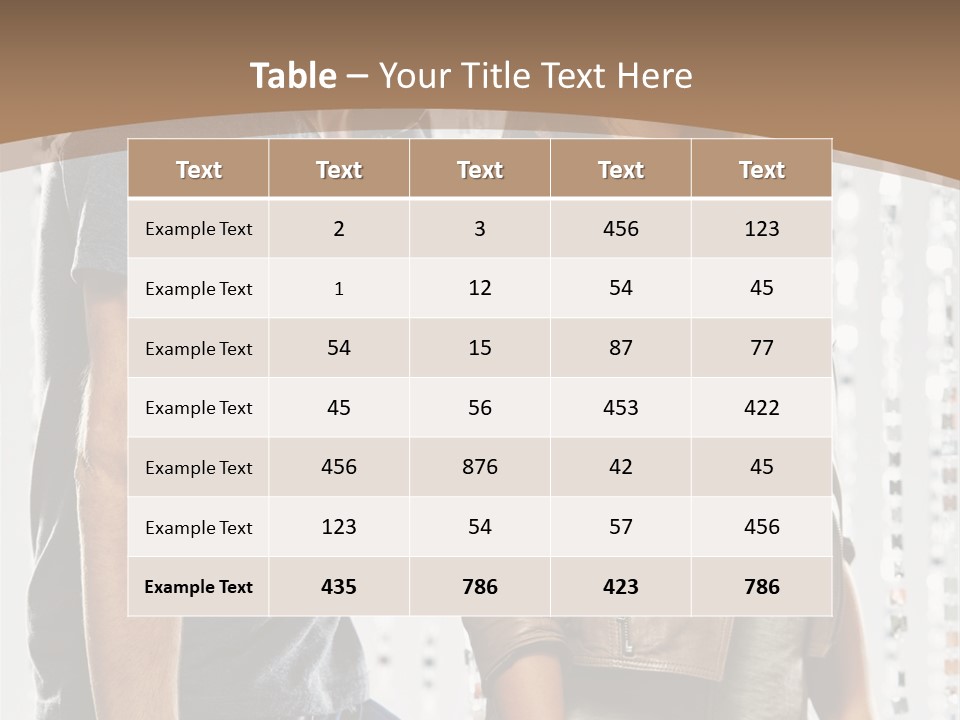 Curtain Love Copy Space PowerPoint Template