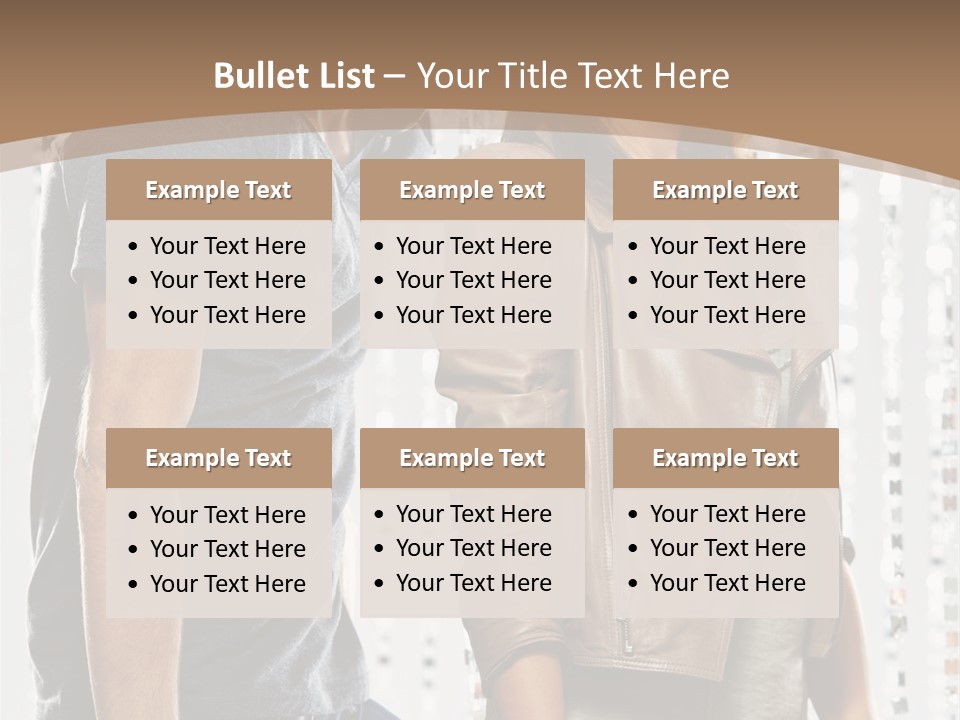 Curtain Love Copy Space PowerPoint Template