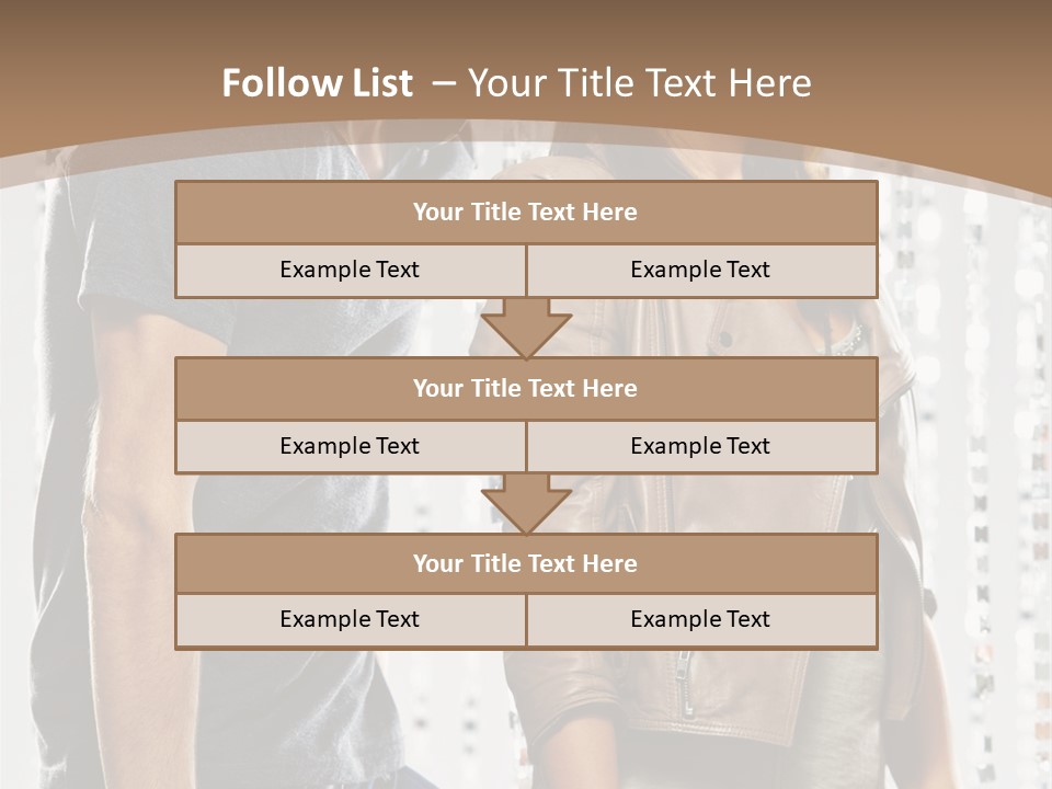 Curtain Love Copy Space PowerPoint Template