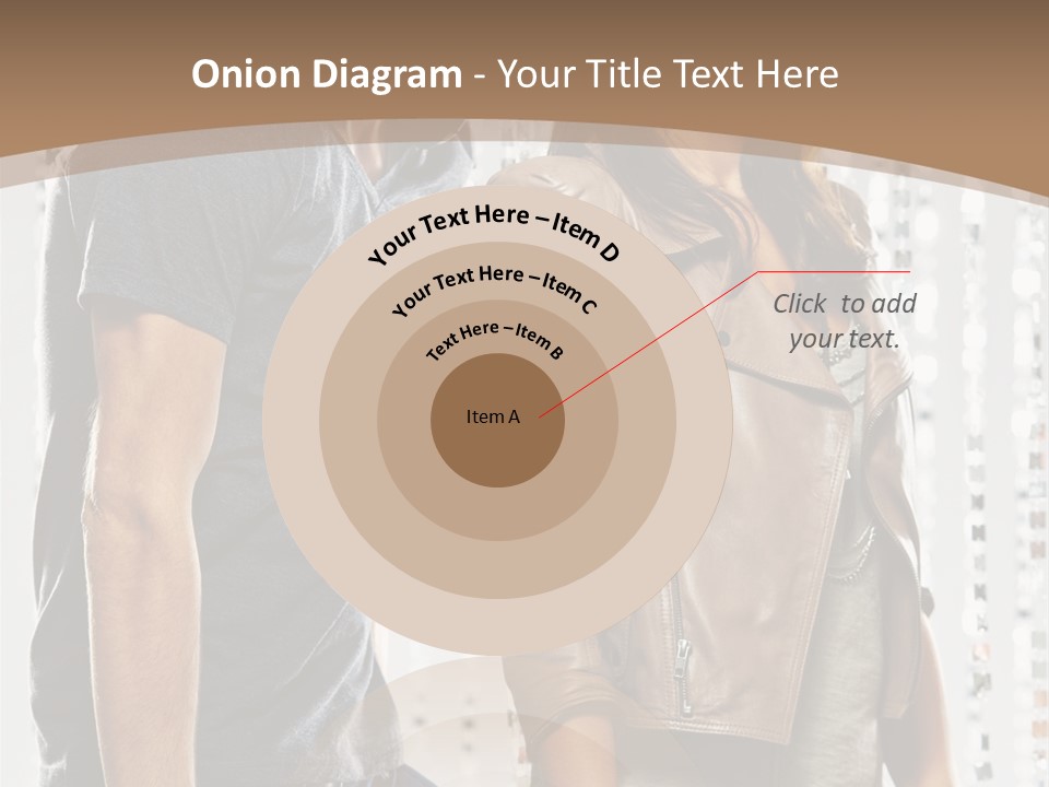 Curtain Love Copy Space PowerPoint Template