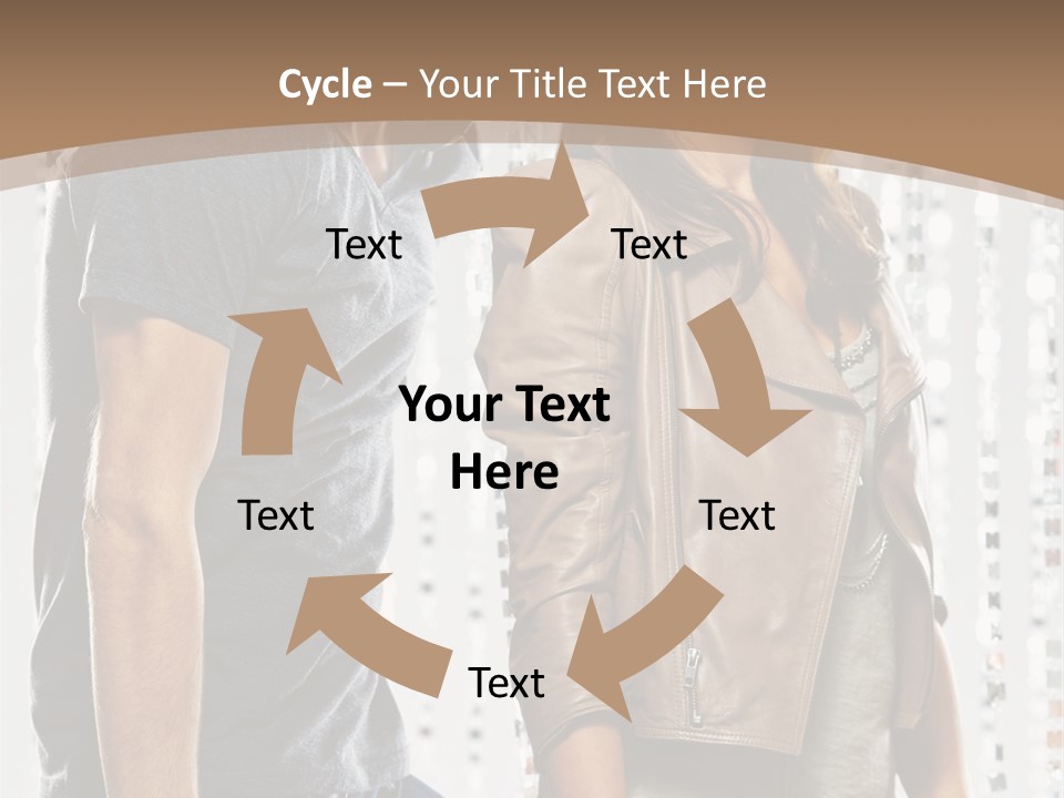 Curtain Love Copy Space PowerPoint Template