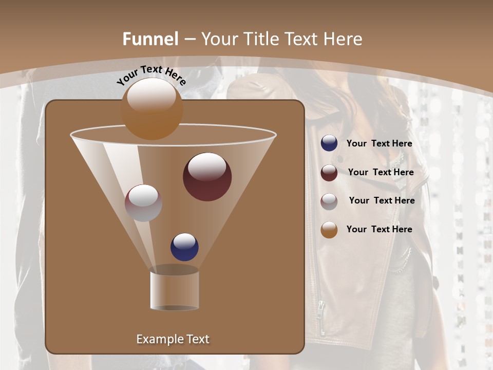 Curtain Love Copy Space PowerPoint Template