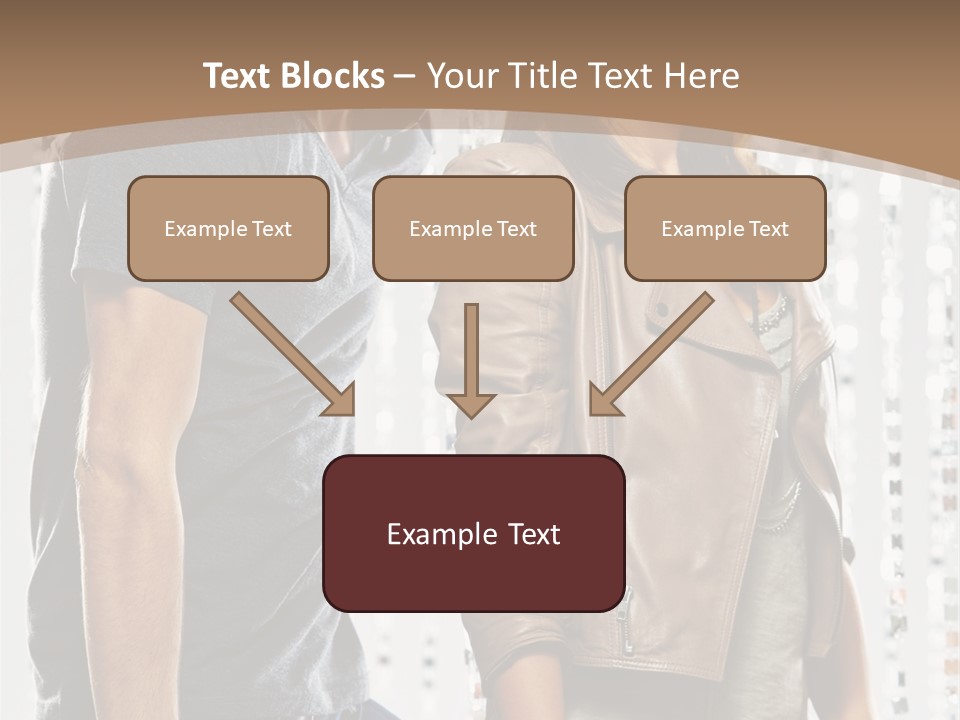 Curtain Love Copy Space PowerPoint Template