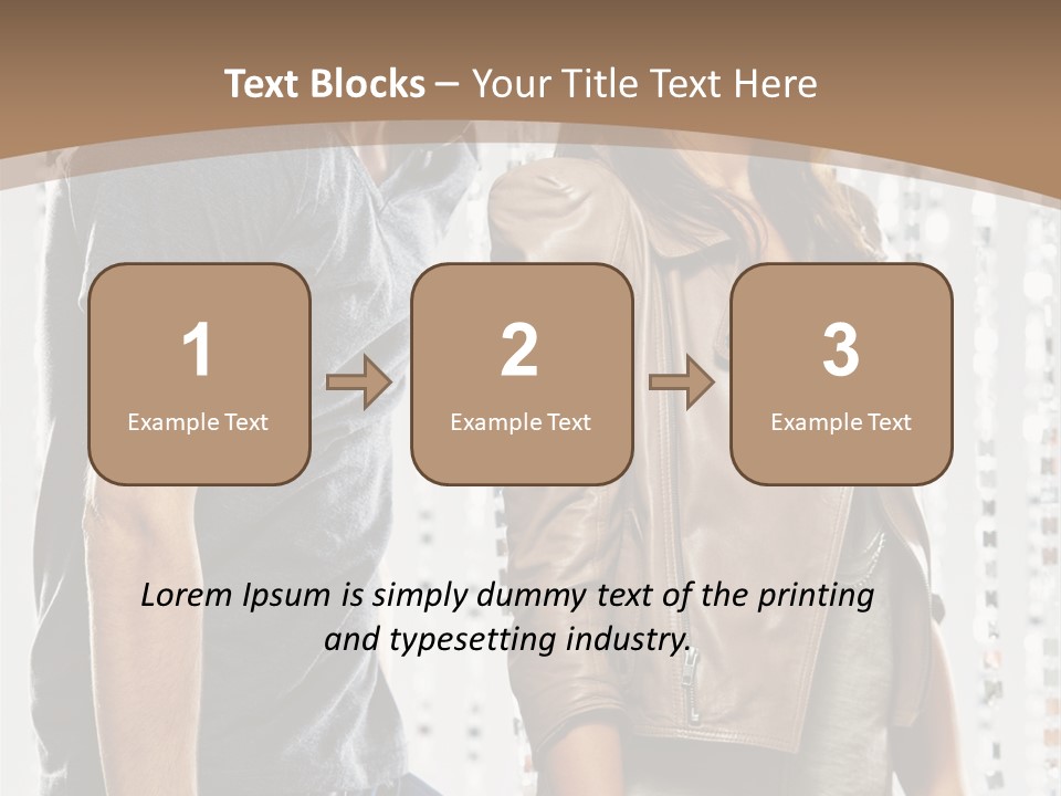 Curtain Love Copy Space PowerPoint Template