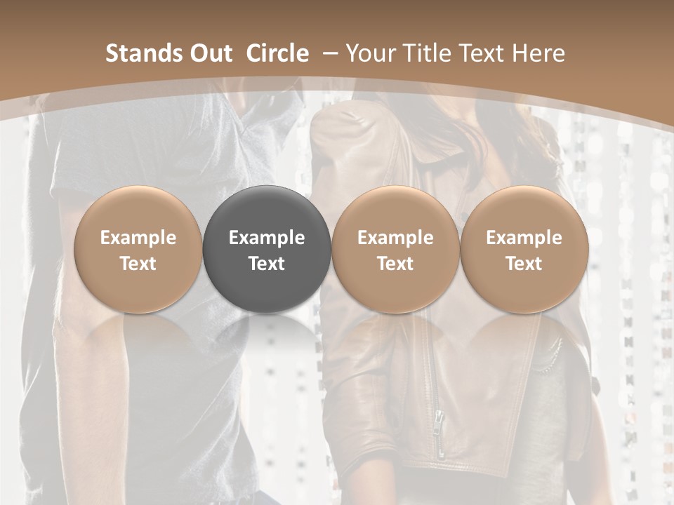 Curtain Love Copy Space PowerPoint Template