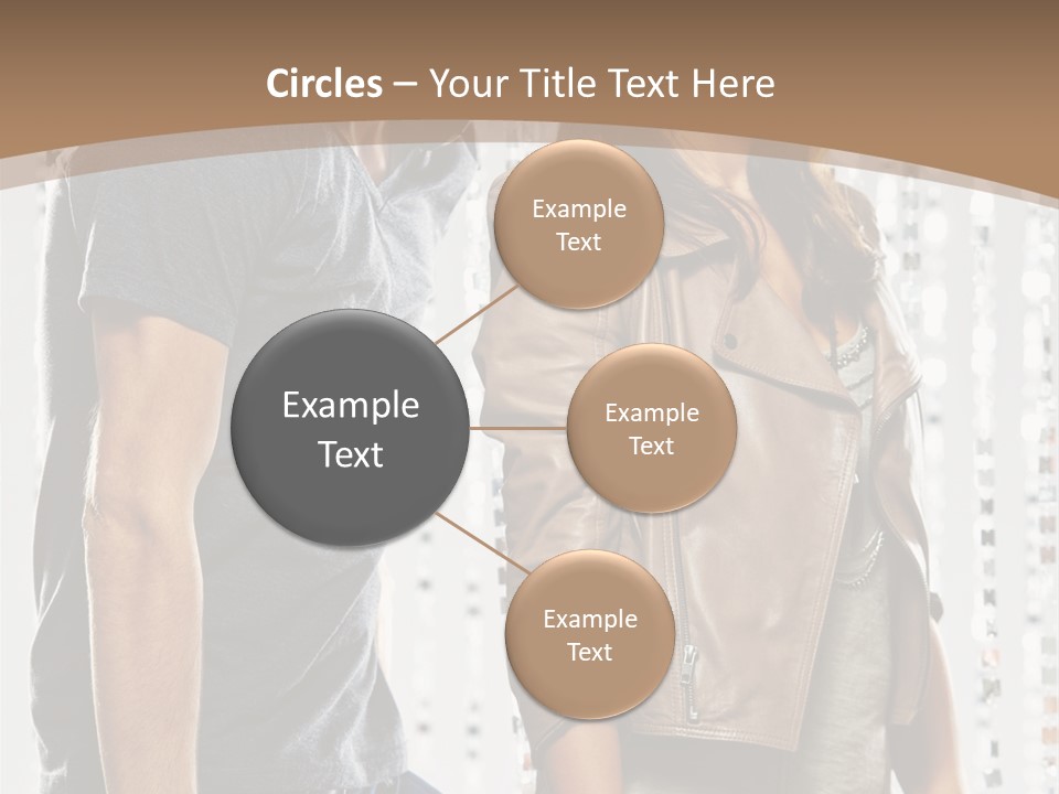 Curtain Love Copy Space PowerPoint Template