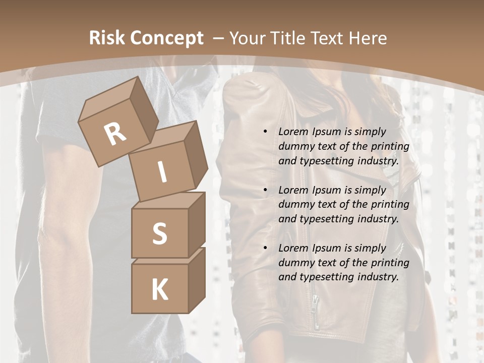 Curtain Love Copy Space PowerPoint Template