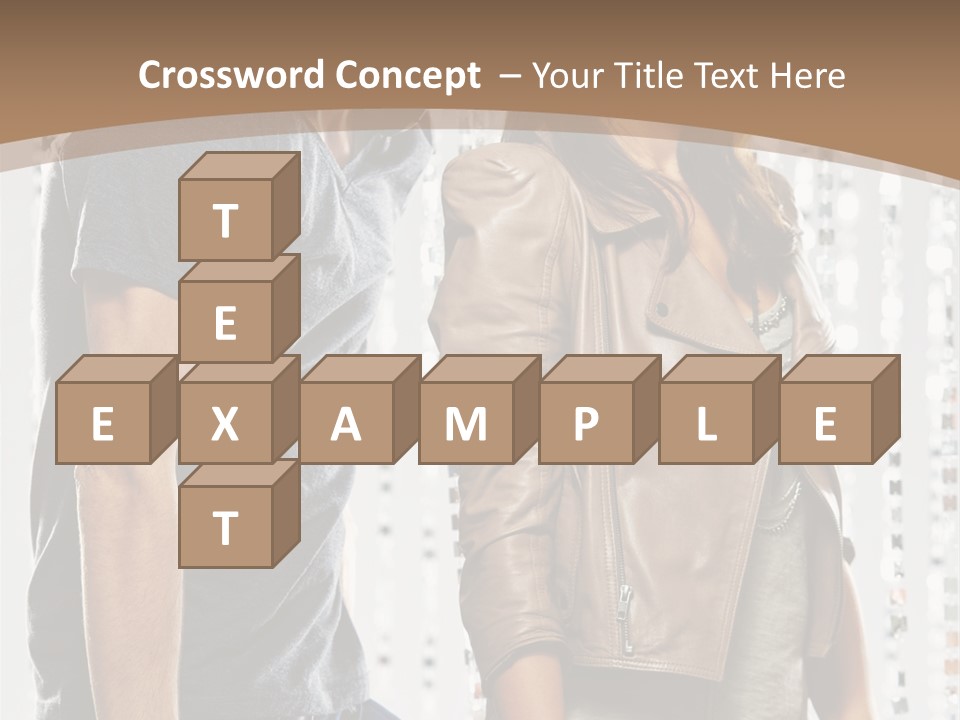 Curtain Love Copy Space PowerPoint Template