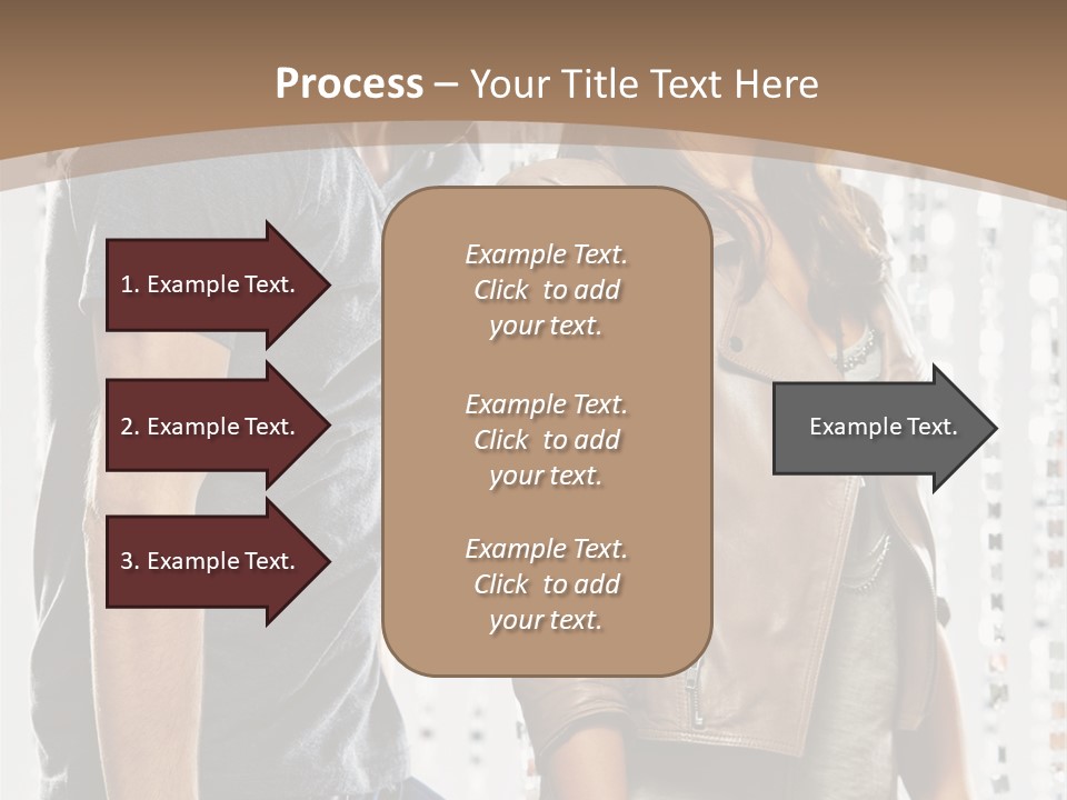 Curtain Love Copy Space PowerPoint Template