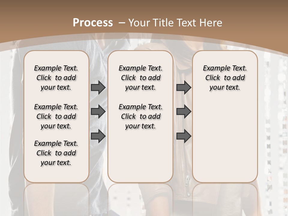 Curtain Love Copy Space PowerPoint Template