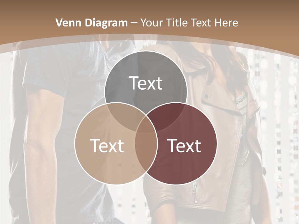 Curtain Love Copy Space PowerPoint Template