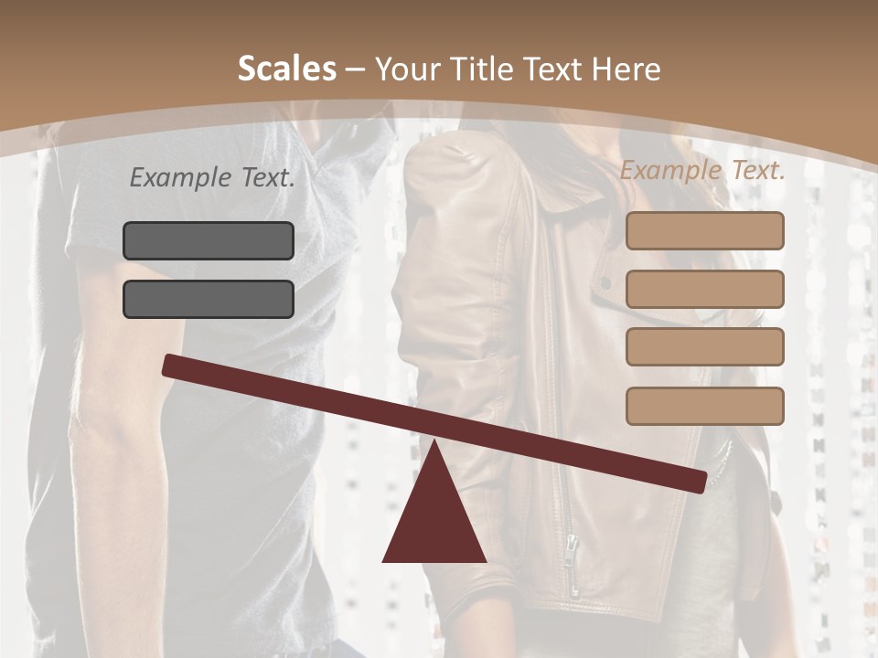 Curtain Love Copy Space PowerPoint Template